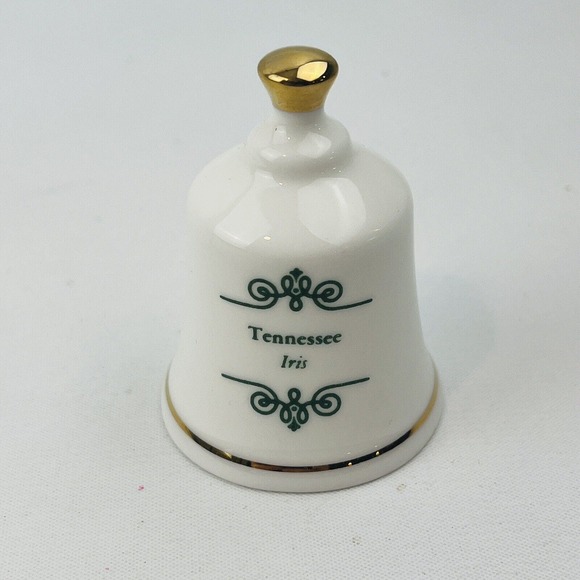 Danbury Mint Tennessee Iris‎ Official State Flower Bell Collection - Picture 2 of 5
